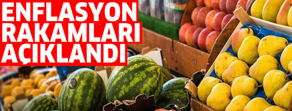 Enflasyon rakamlarÄ± aÃ§Ä±klandÄ±